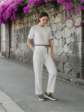 Saint Laurent Paris Metallic Leopard Print Sneakers Size 35.5 $695